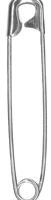 Traditional Steel Safety Pin Size #7
